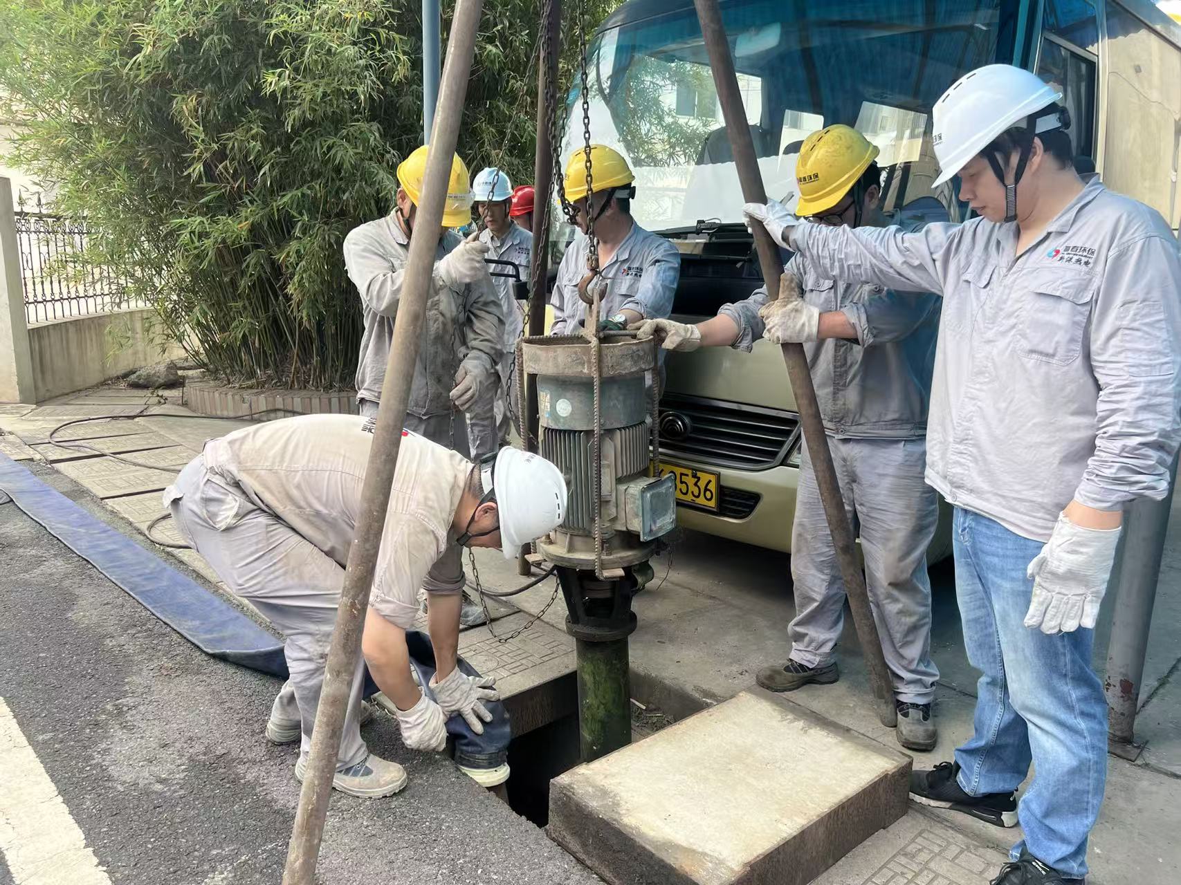 新港热电发展防汛抗台应急演练